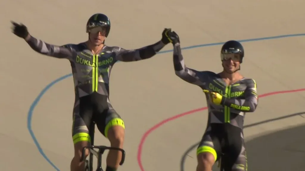 Dráhařům vládli cyklisté Dukly Brno