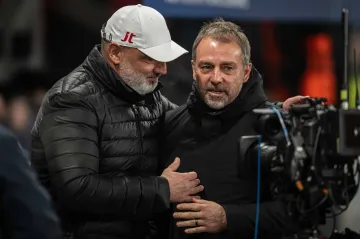 Jindřich Trpišovský a Hansi Flick