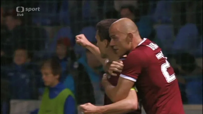 Gól v utkání Liberec - Sparta: Lafata - 1:1 (87. min.)