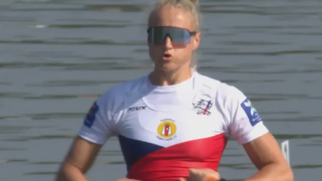 Finále B skifařek s Lenkou Antošovou