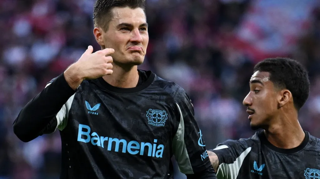 Patrik Schick se raduje z branky