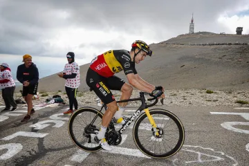 Wout van Aert a Mont Ventoux