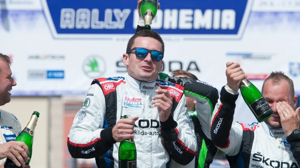Vítěz Rallye Bohemia Jan Kopecký