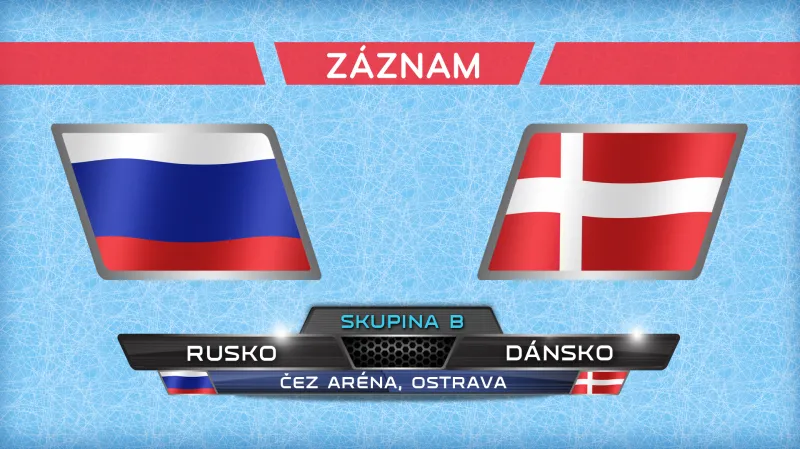 Záznam utkání Rusko - Dánsko
