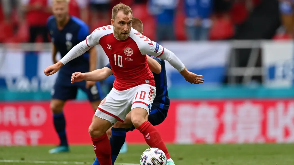 Christian Eriksen v dresu dánské reprezentace