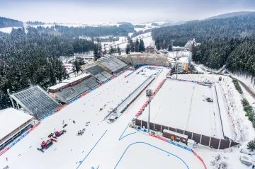 Vysočina Arena - dějiště SP v biatlonu