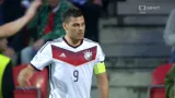 Gól v utkání Německo - Dánsko: Volland - 1:0 (32. min.)