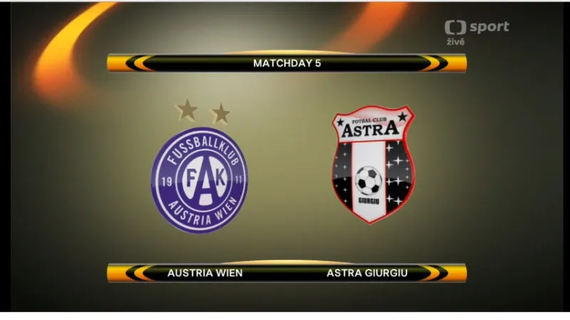 Sestřih utkání Austria Vídeň - Astra Giurgiu