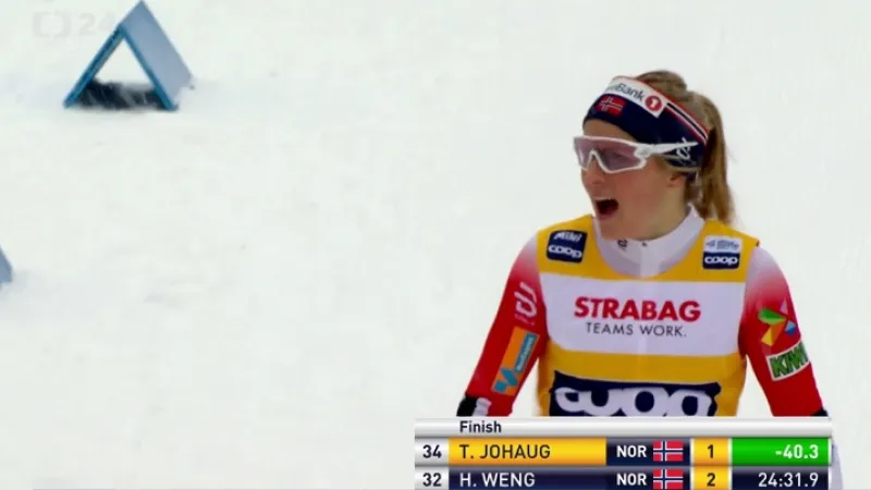 Johaugová vyhrála první závod v Novém Městě