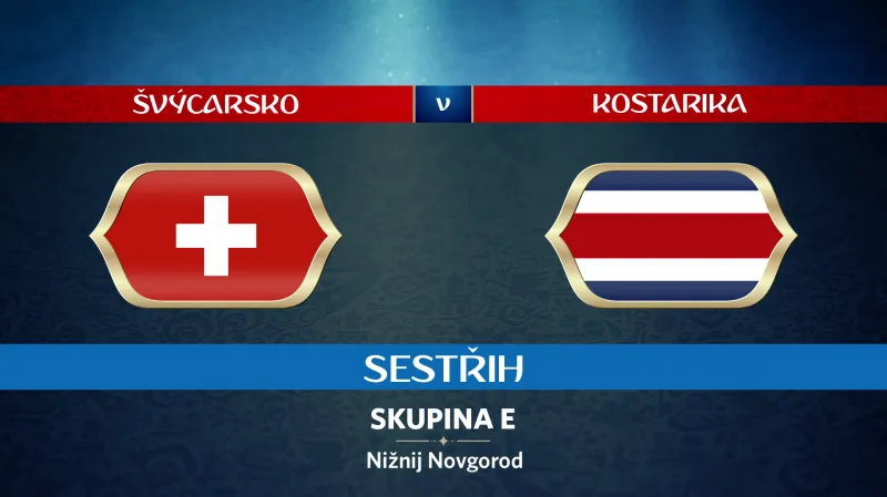 Sestřih utkání Švýcarsko - Kostarika