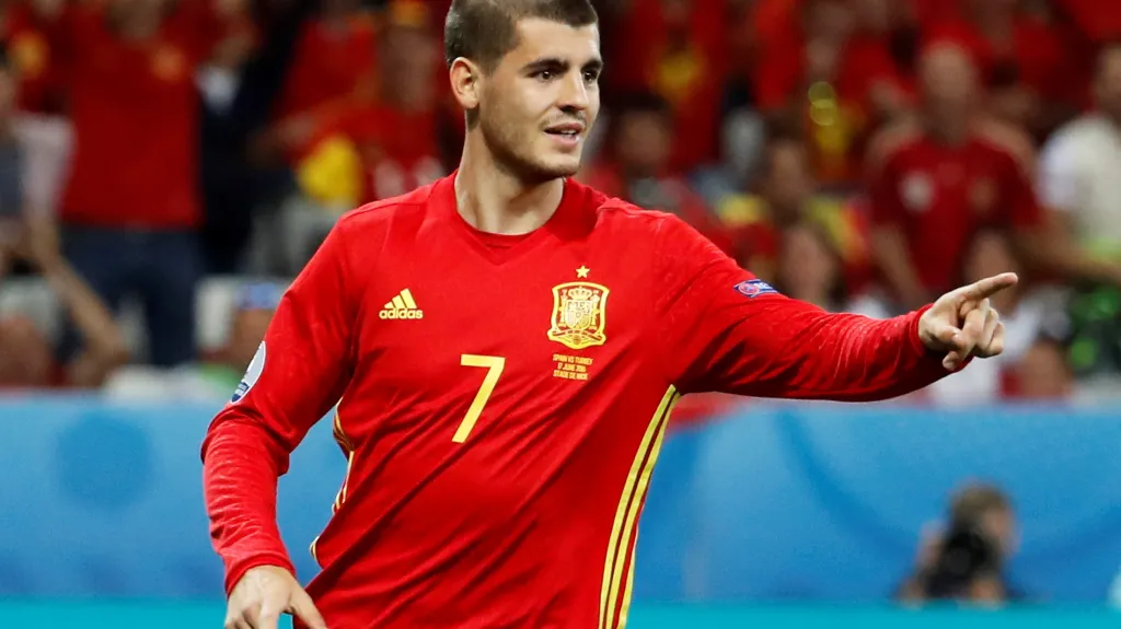 Španělský střelec Álvaro Morata