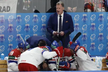 Radim Rulík na střídačce českého týmu