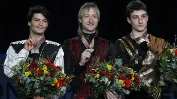 Lambiel, Pljuščenko, Joubert