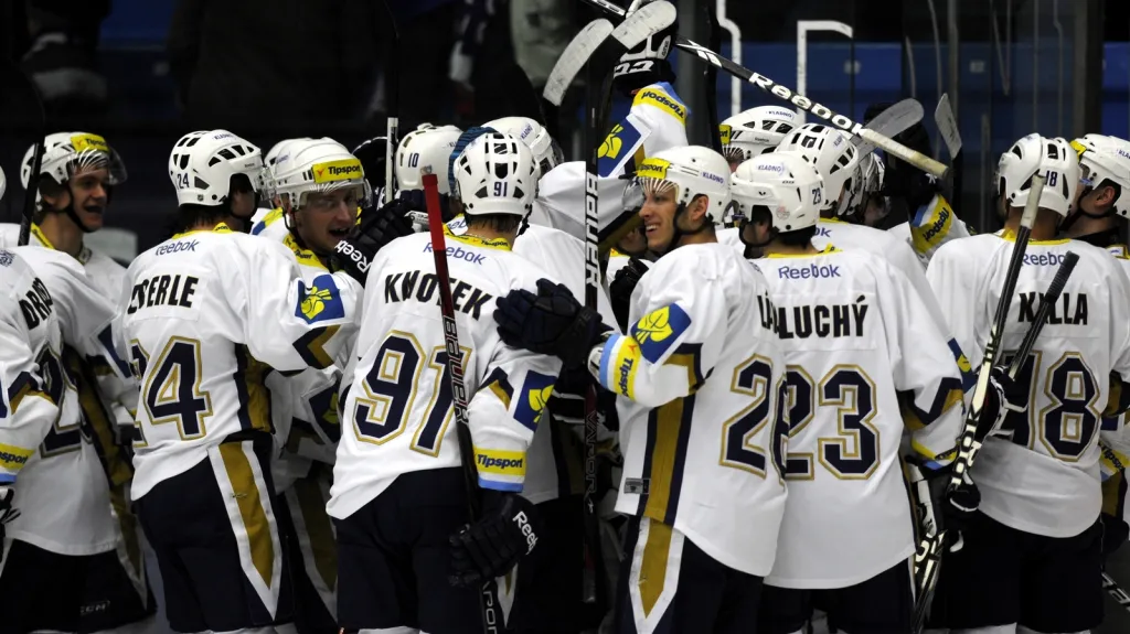 Radost hokejistů Kladna