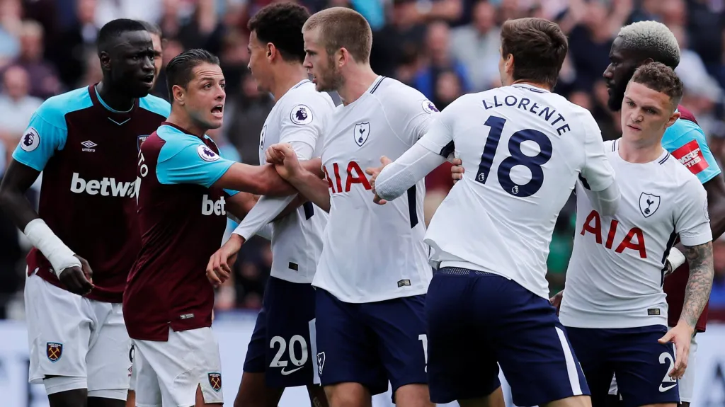 Utkání West Ham - Tottenham