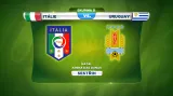 Sestřih utkání Itálie - Uruguay