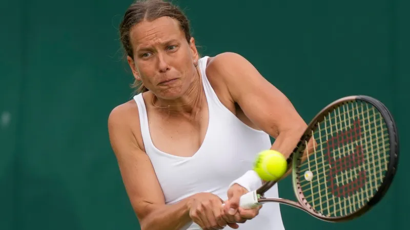 Barbora Strýcová na Wimbledonu