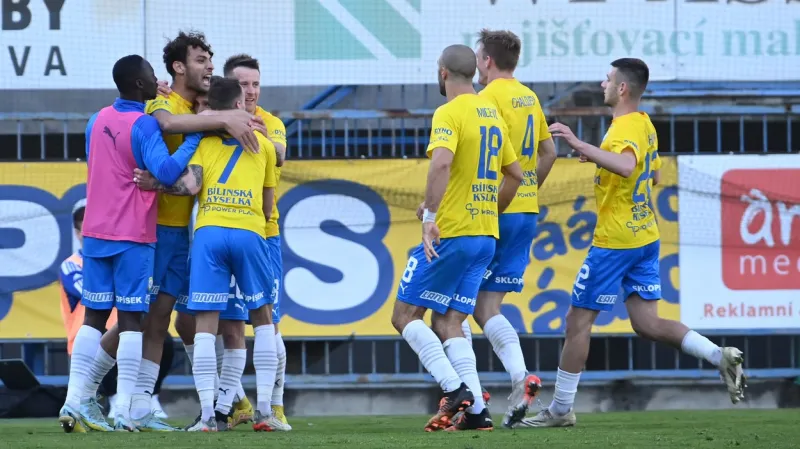 Radost fotbalistů Teplic