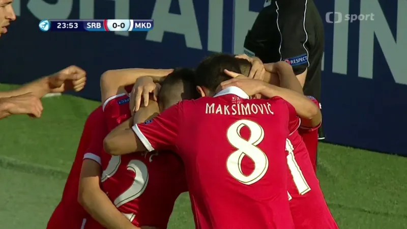 Sestřih utkání Srbsko U21 - Makedonie U21