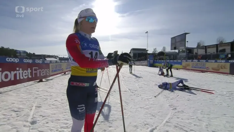 Čtvrtfinále ve Falunu s Kateřinou Janatovou