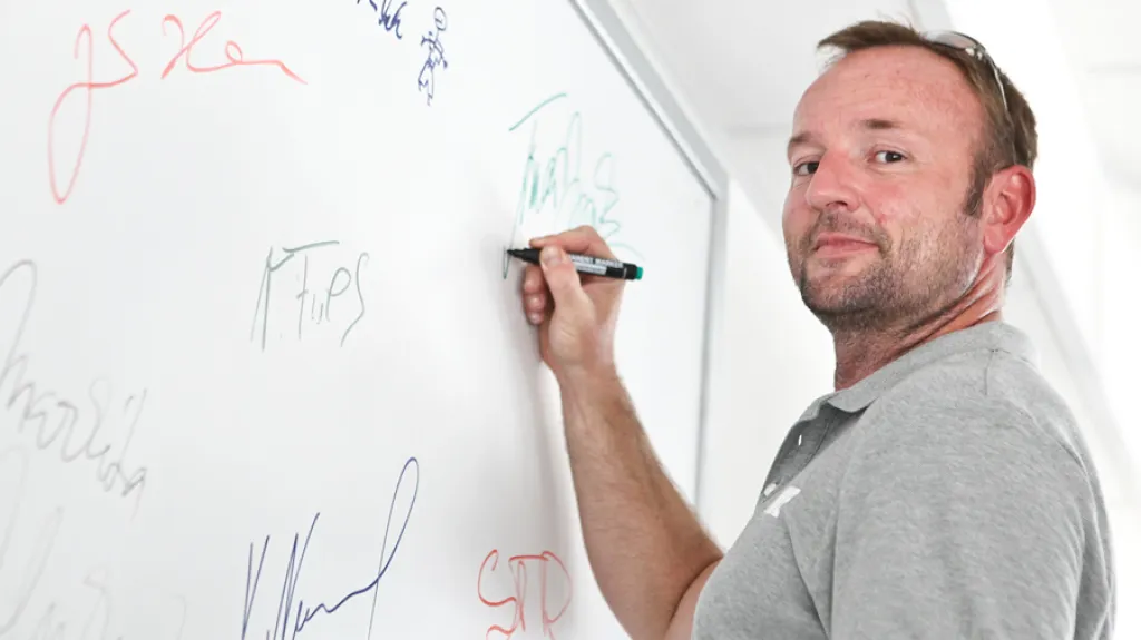 Šéftrenér české atletické reprezentace Tomáš Dvořák