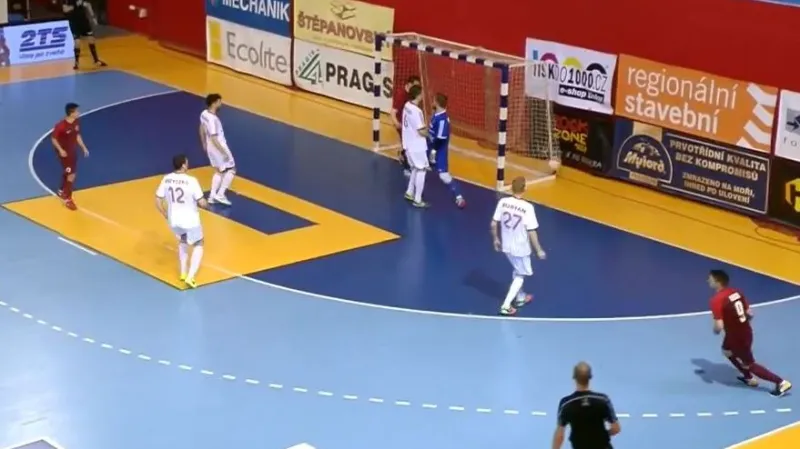 Futsalisté Sparty přehráli Třinec 7:1 a potvrdili druhé místo