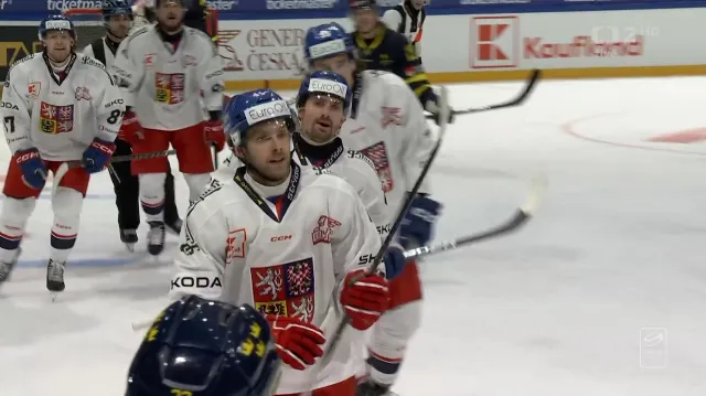 Gól v utkání Česko – Švédsko: O. Kovařčík – 4:2 (51. min.)