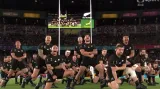 Haka v podání novozélandských ragbistů před utkáním s JAR