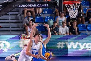 Čeští basketbalisté 3x3 na Evropských hrách