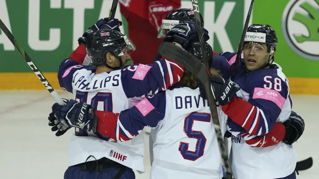 Radost britských hokejistů