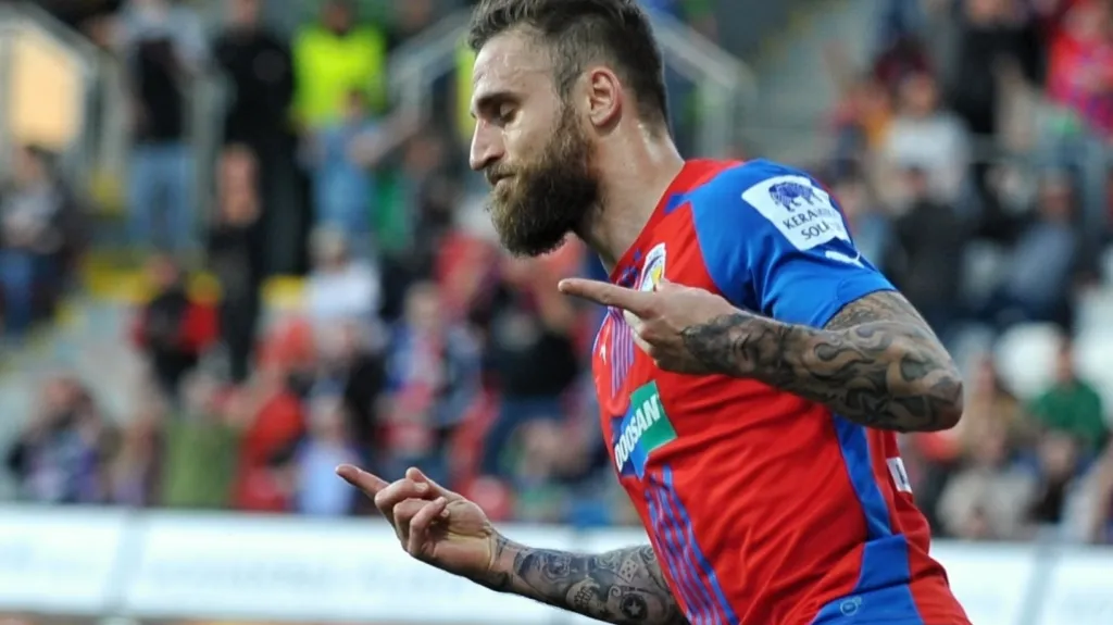 Plzeňský útočník Jan Holenda
