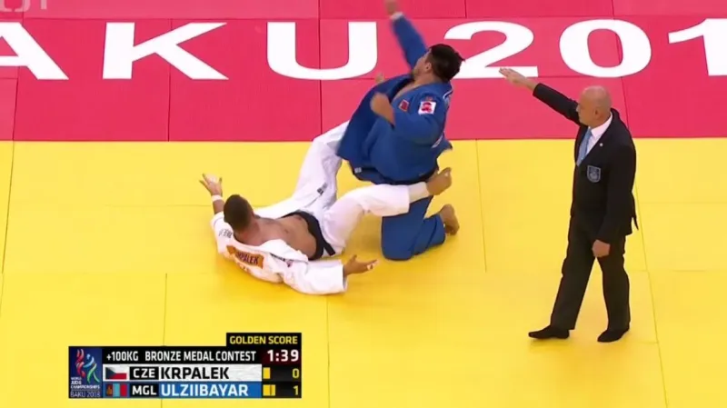 Krpálkův medailový sen na MS uťal sporný verdikt sudích