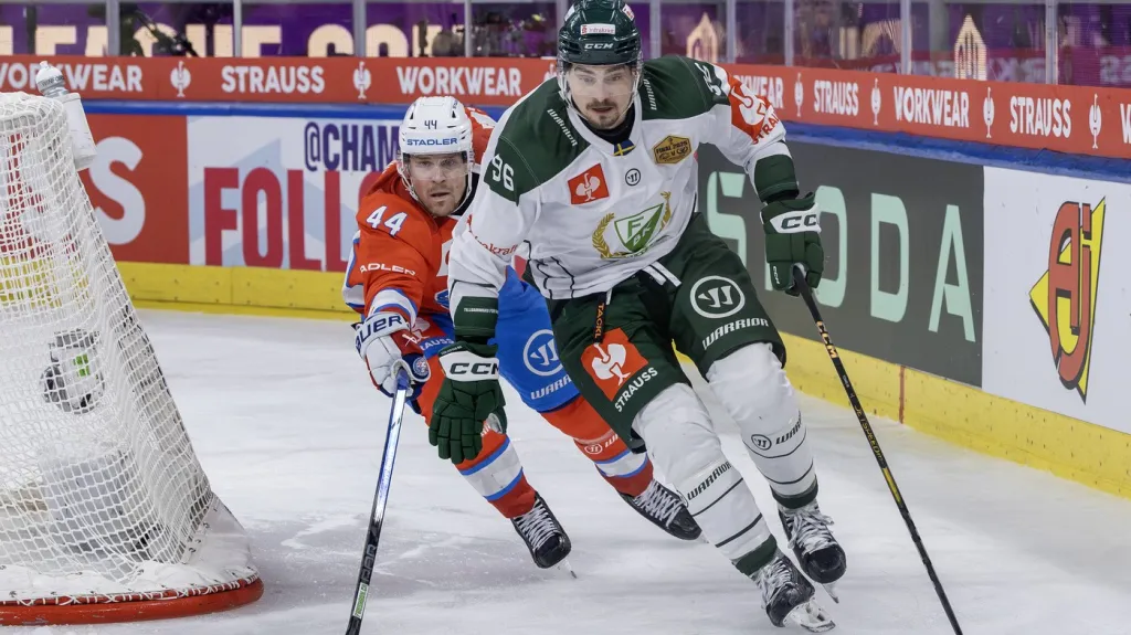 David Tomášek v dresu Färjestadu