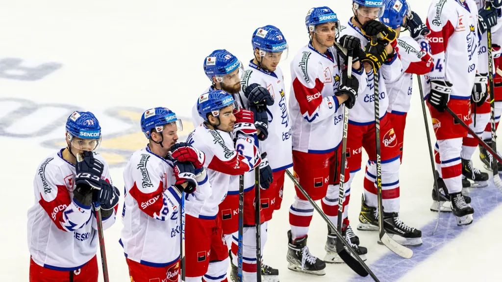 Zklamaní čeští hokejisté