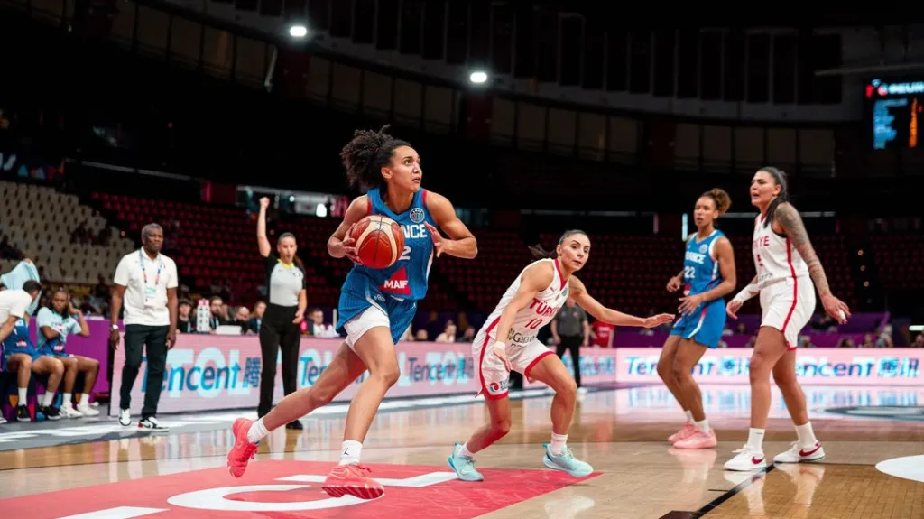 Utkání Turecko – Francie na ME basketbalistek