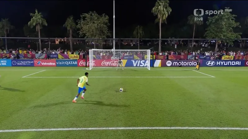 Penaltový rozstřel semifinále Portugalsko 17 – Brazílie 17