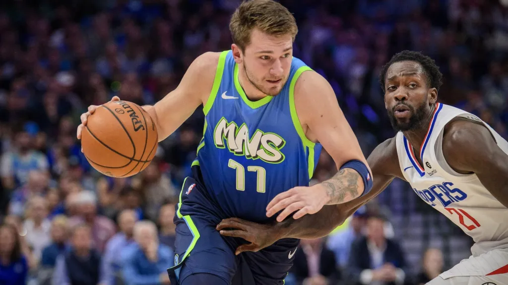 Luka Dončič v utkání s LA Clippers