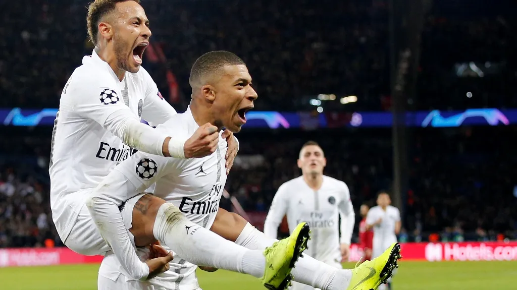 Kylian Mbappé s Neymarem