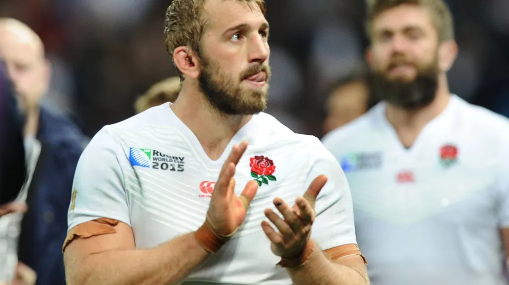 Kapitán anglické ragbyové reprezentace Chris Robshaw