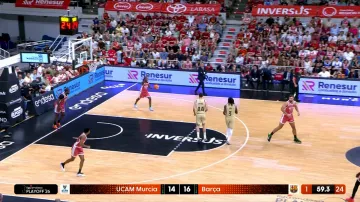 Basketbalisté Barcelony uspěli na půdě Murcie