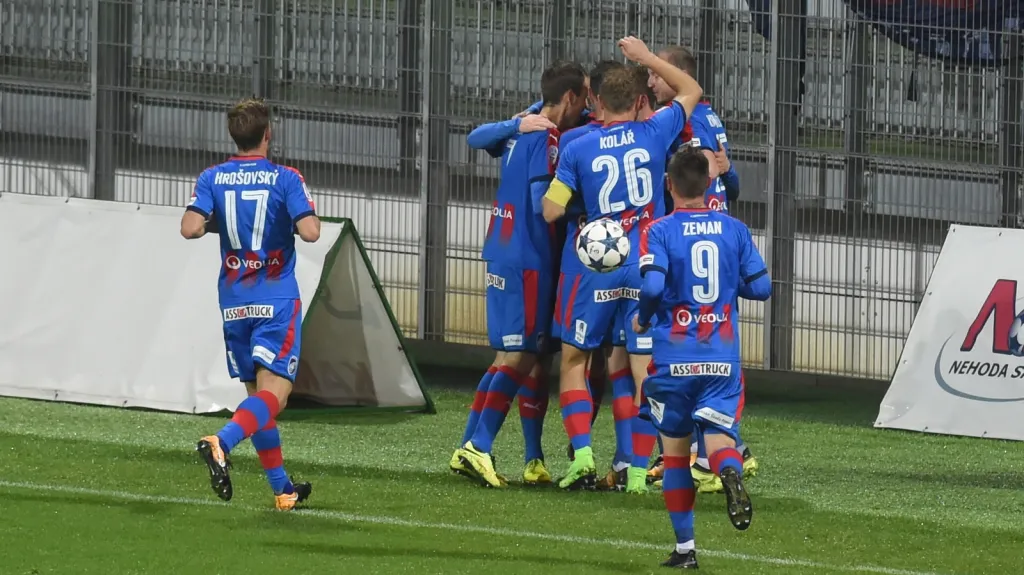 Radost fotbalistů Plzně