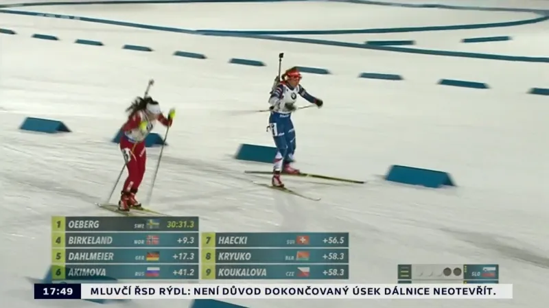 Biatlonová smíšená štafeta zahájila sezonu SP sedmým místem