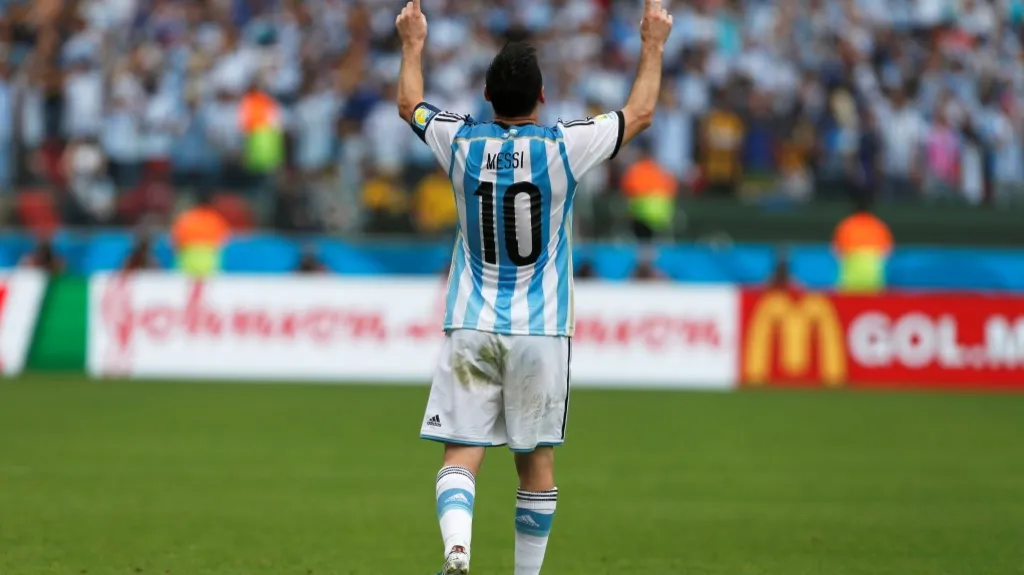 Lionel Messi v utkání proti Nigérii