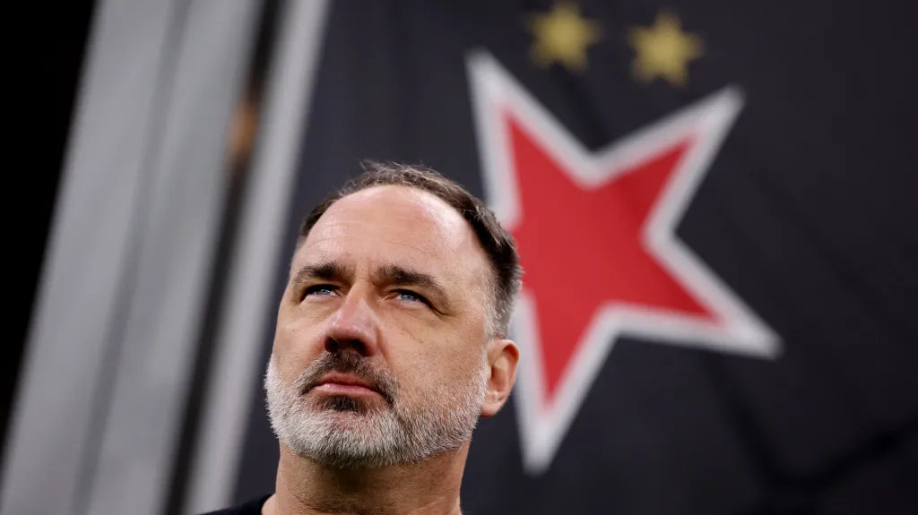 Trenér Slavie Jindřich Trpišovský