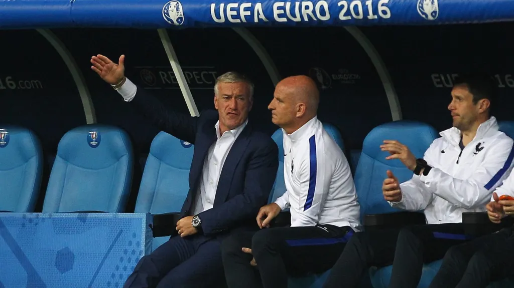 Didier Deschamps se svým týmem