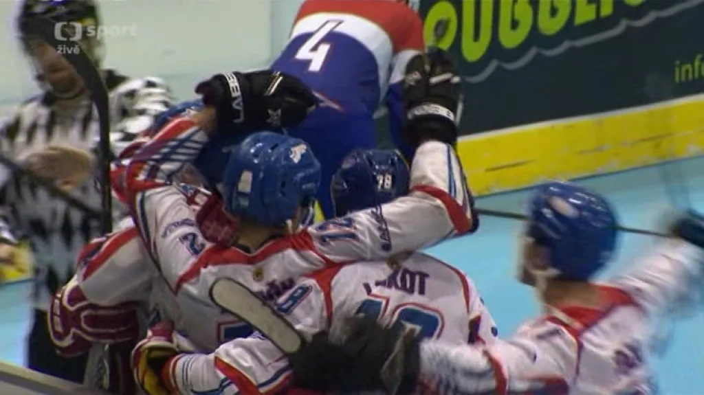 Čeští in-line hokejisté porazili Francii a jsou na MS ve finále