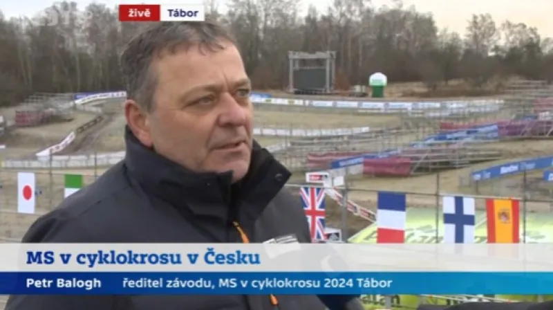 Ředitel závodu Petr Balogh o cyklokrosovém MS v Táboře