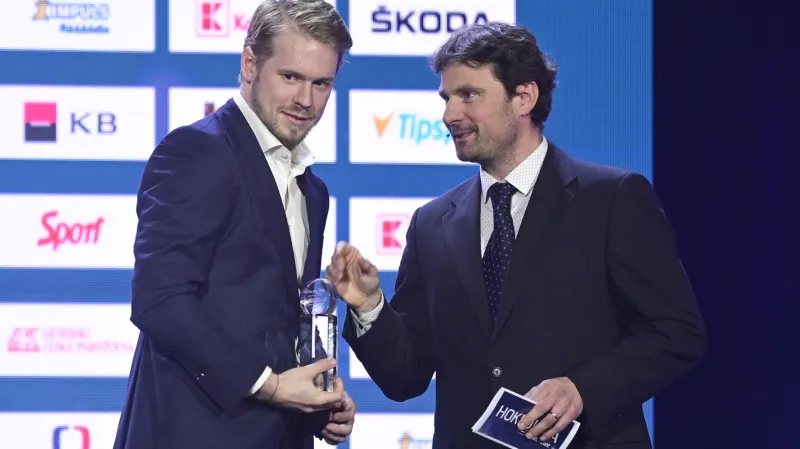 Hokejistou sezony se stal útočník Chlapík z pražské Sparty