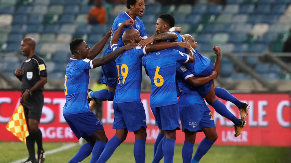 Radost fotbalistů Kapverd