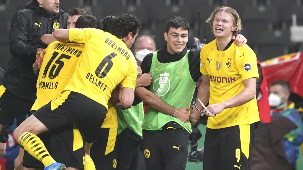Radost hráčů Borussie Dortmund